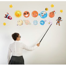 наклейки на стіни планети нуш