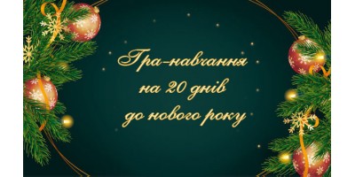 Гра-навчання для НУШ на 20 днів до нового року