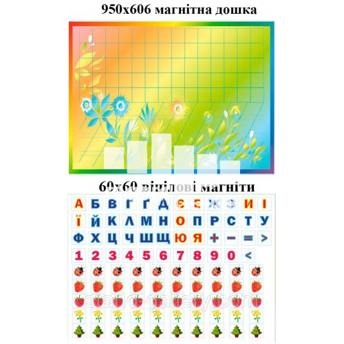 Дидактичні матеріали для 1 класу букви української мови та цифри математики