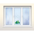Зимові наклейки на вікна для школи та дитячого садка