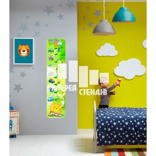 Дизайн дитячої кімнати: зелений ростомір
